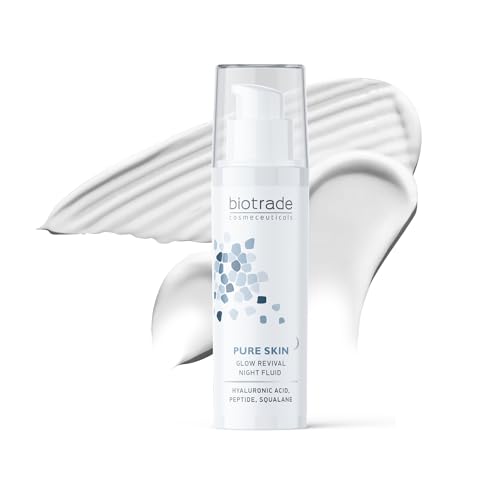 Pure Skin Glow Revival Night Fluid 50 ml z peptydami z kwasem hialuronowym, skwalan niacynamid
