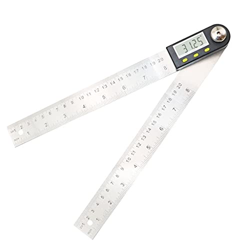 Goniomètre règle d'angle numérique 200mm avec inclinomètre et niveau de précision