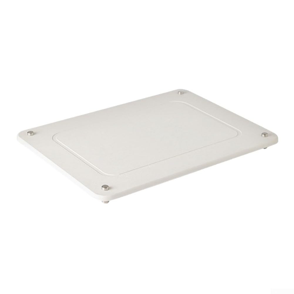 Tapis de séchage en diatomite pour comptoir de cuisine, dessous de verre absorbant l'eau, tapis égouttoir à vaisselle 30 x 40 x 2 cm (blanc)