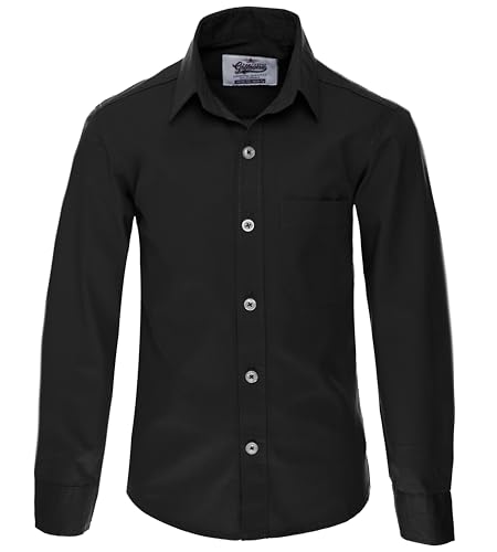 GILLSONZ DSFS77NEW Kinder Party Freizeit Student Hemd Langarm100% Baumwolle...