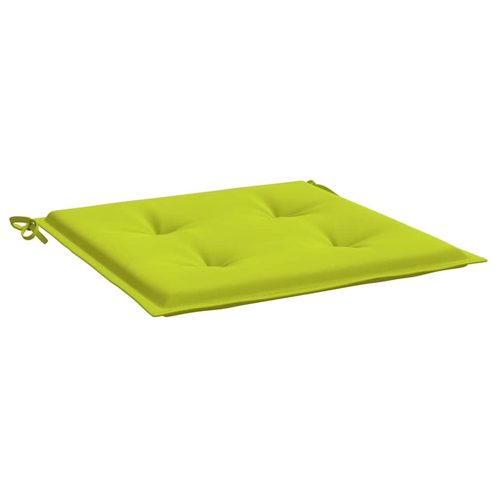 Juego de 6 cojines para silla de jardín, color verde brillante, 40 x 40 cm, tela Oxford, para exterior, interior, sofá, para jardín, balcón, salón