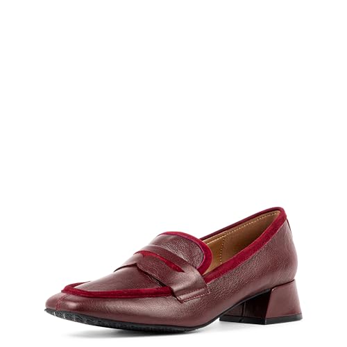 Image of Donald Pliner Women's Tristina Penny Loafer Heel - 1.3 inch Block Heel Shoes for Comfort, Slip On Women's Heels