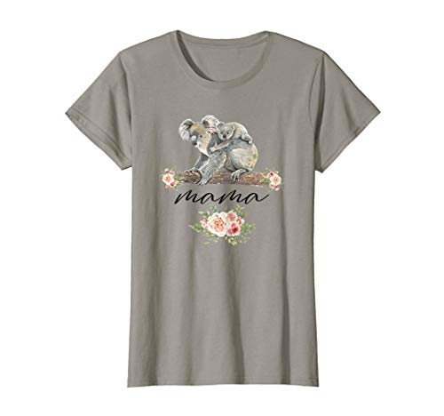 Womens Mama Koala Shirt New Mom Moms Koala Gift For Mothers Day T-Shirt