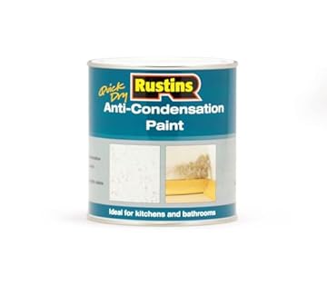 RUSTINS Anti-Condensation Paint 1L – Prevents Damp and Mould, Easy Application, Long-Lasting Protection for Walls and Ceilings Indoors