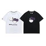 [Allendo] 機動戦士ガンダム グッズ Tシャツ 半袖 ハロ 夏服 メンズ 涼しい ゆったり 大きい サイズ 吸汗速乾 かっこいい服 おしゃれ ビッグ シルエット カットソー カジュアル トップス 柔らかい肌触り 人気 男女兼用 (ブラック B,L) [並行輸入品]