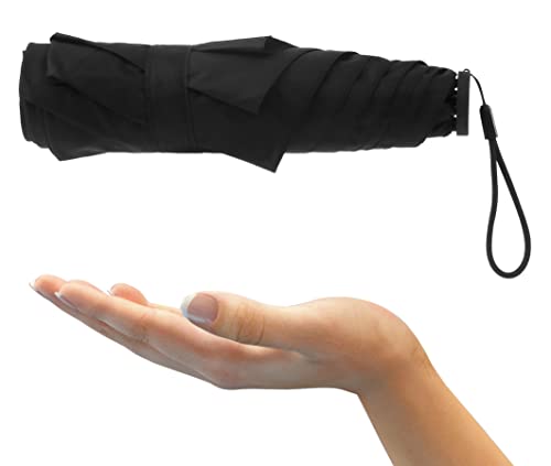 Sternenfunke Mini Regenschirm klein leicht 120 g | Ø90 cm | mini Schirm leicht klein, Taschenschirm mini leicht Regenschirm leicht Schirm ultraleicht Regenschirm mini Schirm klein Cover