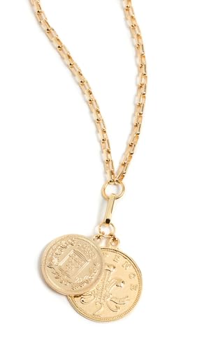 SHASHI Women's Double Coin Necklace