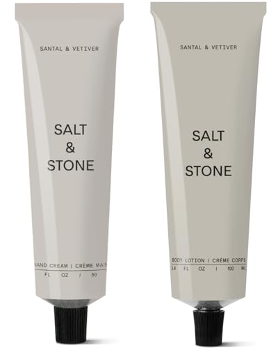 Salt & Stone Body Lotion + Hand Cream Bundle | Santal & Vetiver