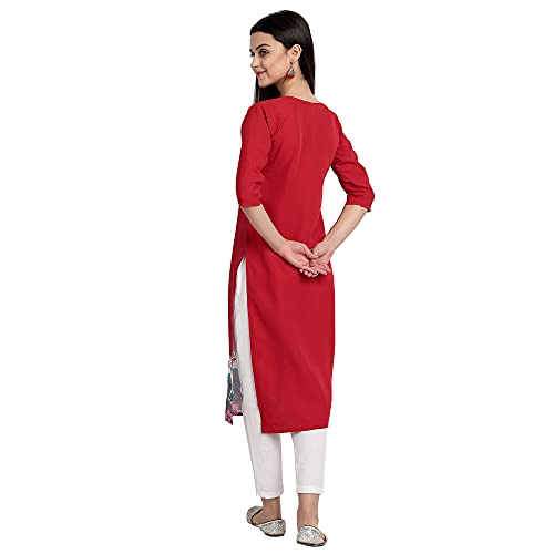 Image of Women's Crepe Regular Kurta