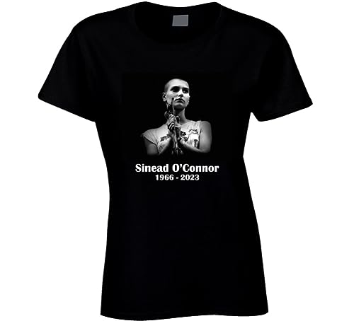 RIP Sinead O'Connor Ladies T Shirt L Black