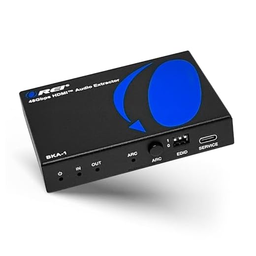 OREI 8K Audio Extractor HDMI UltraHD 4K @ 120Hz 48G HDMI 2.1 Audio Converter for PS5 SPDIF + 3.5mm Output HDCP 2.3 - Dolby Digital/DTS Passthrough CEC, HDR, Dolby Vision, ARC, HDR10+ (BKA-1)