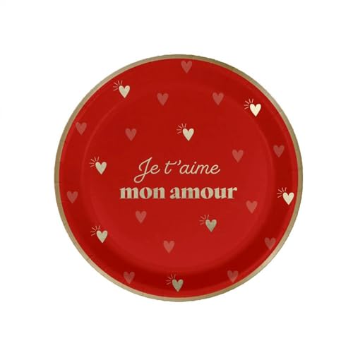 STC Assiettes 6pcs saint valentin