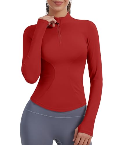 Veste sport femme fitness haut manches longues gym yoga avec col zippé JoyGirl