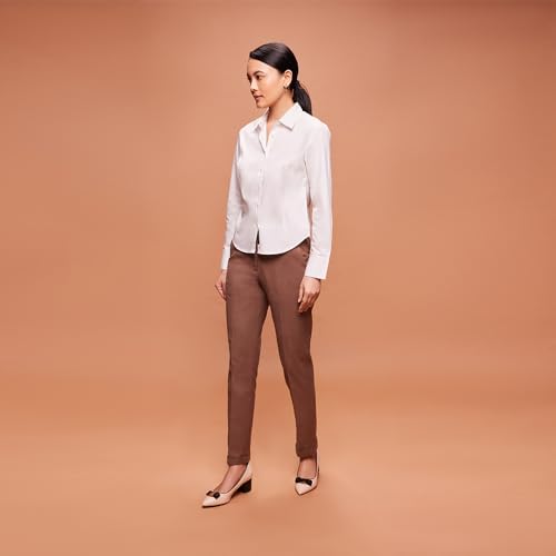Image of Bombay High Women's Solid Slim Fit Shirt