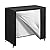 Neween 4ft Firewood Log Rack Cover, Waterproof Weatherproof Oxford Indoor Outdoor Firewood Cover Weather Resistant Fire Wood Storage Holder Cover with Openable Front Flap and Hook Loop Tape, Black