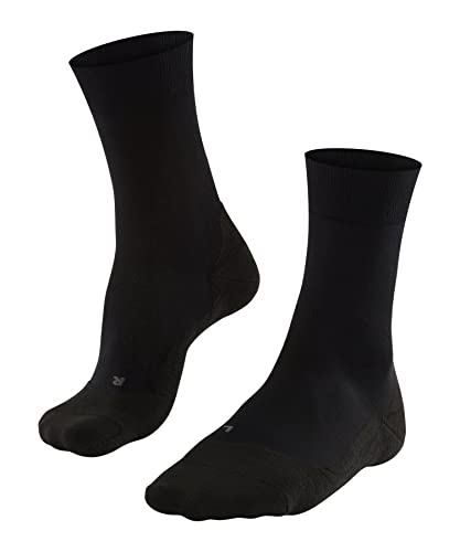 FALKE Herren Golfsocken GO2 M So Baumwolle Funktionsmaterial antiblasen 1 Paar, Schwarz Black 3000, 44-45