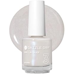 Dazzle Dry Nail Lacquer, Step 3 – Artisan (0.5 fl oz) | An Off White Iridescent With A Blue Flash · Semi-Sheer · Shimmer Finish · Quick-Dry