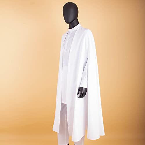 African Men Traditional Clothing 3 Piece Set Dashiki Shirt+Ankara Pants+Agbada Robe Heritage Outfits3