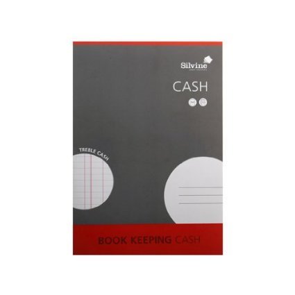 4x Silvine Book Keeping Pad A4 Treble Cash 32 Pages 16 Sheets