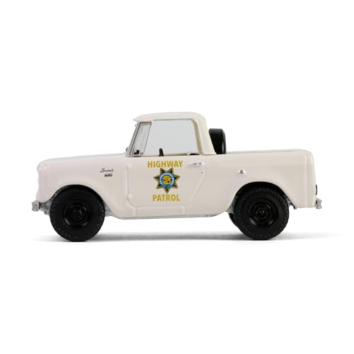 Truck 1/64 1964 Harvester Scout Half Cab California Highway Patrol miniatura 4