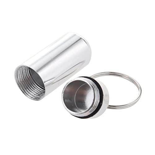 PLABBDPL 4 Stück Adressanhänger für Hunde Katzen,ID Tag Hundemarke Tiermarke mit Schlüsselringe und Wasserdicht Pillendose