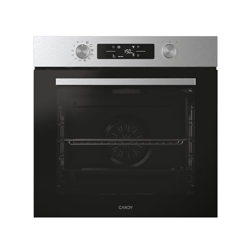 CANDY - Four Encastrable à Chaleur Tournante - Pyrolyse/Hydrolyse - 6 Niveaux de Cuisson - Classe Énergétique A++ - Cavité XXL (78L), Porte Froide, Pyrolyse, WiFi -...