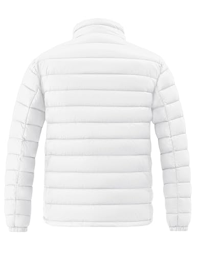 Image of wantdo Men's Lightweight Puffer Jacket Warm Windproof Winter Coat Outdoor