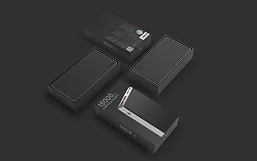 Batería externa pequeña y ligera de 15000 mAh extra compacta compatible con iPhone y iPad 4