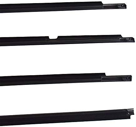 Weatherstrip Window Sealing Strip Moulding Trim Outer Door Seal Belt Replacement for 2009-2012 Toyota Corolla 2009 2010 2011 2012 Black