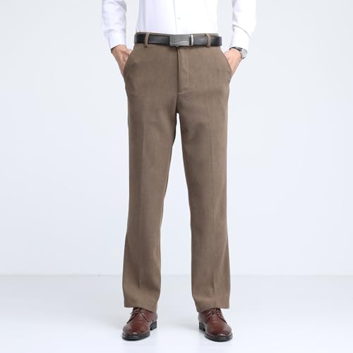 Mens Trousers Pants for Mens Corduroy High Cut Straight Leg Basic Long Leg Winter Fall 2025 Fashion Y2K2