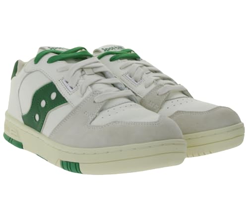 Baskets Saucony Sonic Vert et Beige avec semelle amortissante confort