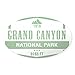 CafePress Grand Canyon National Park Autocollant pour pare-chocs, claire, Small - 3x5