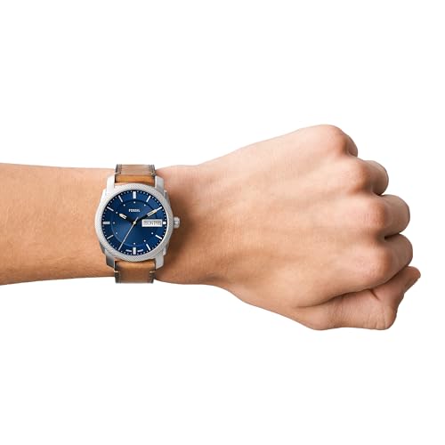 Image of Fossil Men's Watch, Machine Quartz Stainless Steel Three-Hand Watch for Men