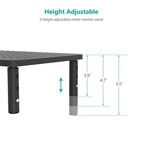 image for WALI Monitor Stand Riser for Computer, Laptop, Printer, Notebook and A
