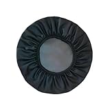 丸椅子 カバー 防水 カバー座面 2枚入り スツール PUレザー 直径 30 32 33 35 36 37 38 39 40 cm スツールカバー ゴム付き 回転 椅子 昇降式 伸縮 イス チェアカバー 黒 ブラック レッド-2枚セットブラック||直径38cm