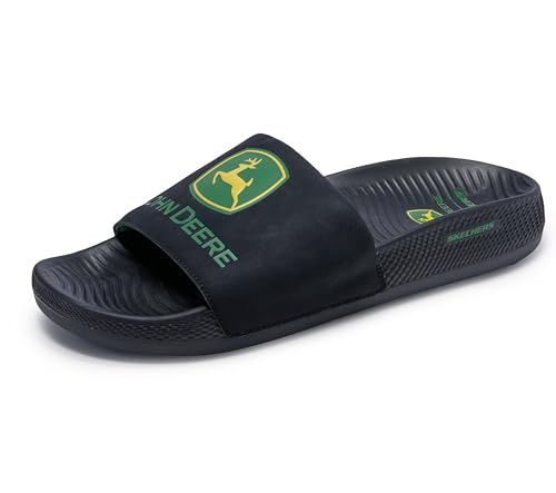 Image of Skechers Men's John Deere Fixed Strap Slide Sandal