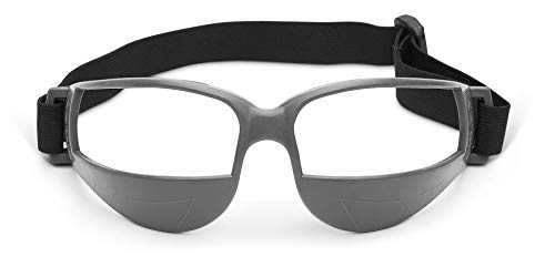 SKLZ Trainingsapparaat Court Vision Basketball Dribble trainingsbril, zwart/grijs, één maat - Image 4