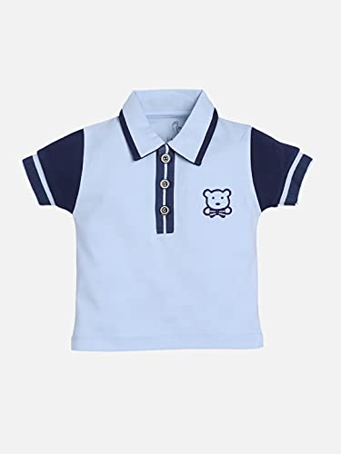 Image of BABY GO Baby Boys & Baby Girls Cotton Clothing Set | Newborn Infant T-Shirt & Shorts Combo | Soft Breathable Summer Outfit | Cute Printed Top with Elastic Waist Shorts | Casual Daily Wear Set