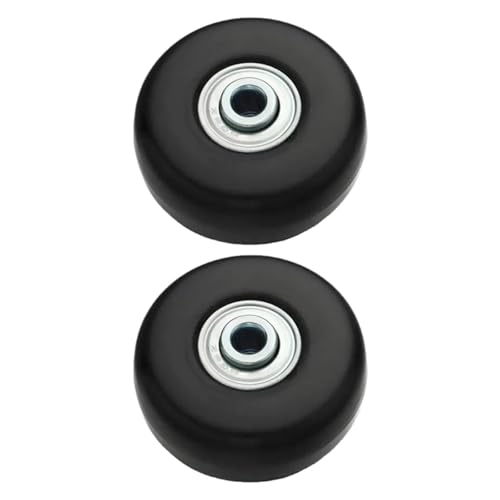 Luggage Wheels Replacement 2Pair 70X24MM Luggage Suitcase Replacement Wheels with Metal Bearings Axles Screw Rubber Casters Wear Resistant Repair Tool2