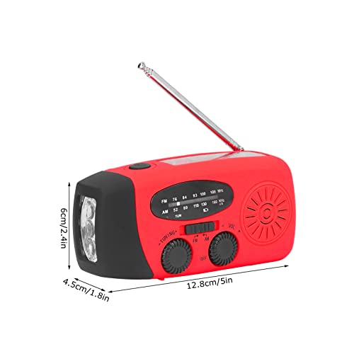 Crankradio, draagbaar radiokanaallicht voor op de camping - Image 8