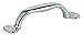 Brass Knobs and Pulls Arch Pull Finish: Polished Chrome Plated, Size: 3.78"