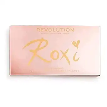 Revolution X Roxxsaurus Highlight & Contour Palette | 4 Highlighters & 4 Contour Shades for All Skin Tones | Blendable, Travel-Friendly, Vegan & Cruelty-Free