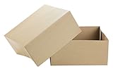 Premier Retail Packaging 10 Count Kraft Pinstripe Gift Box, 12 x 12 x 5.5
