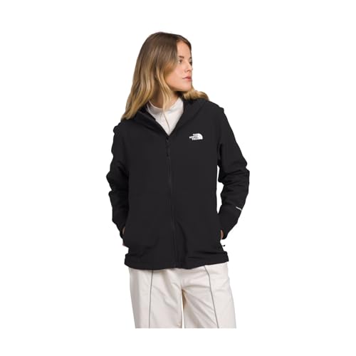 THE NORTH FACE Women's Shelbe Raschel Fleece Hooded Jacket (Standard and Plus Size), TNF Black, Medium