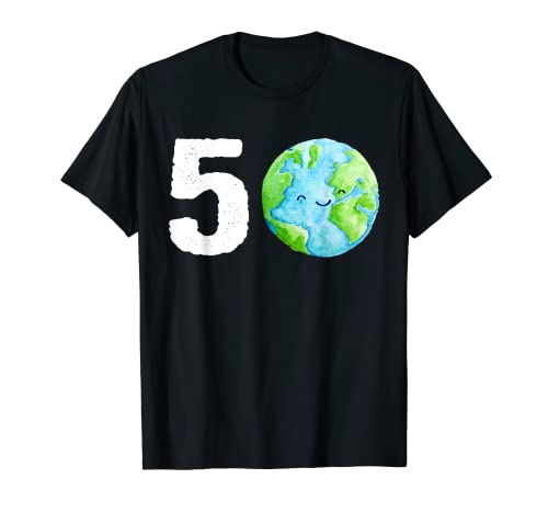 Día de la Tierra Cincuenta Años Amigable a la Tierra 50 Anivers Camiseta