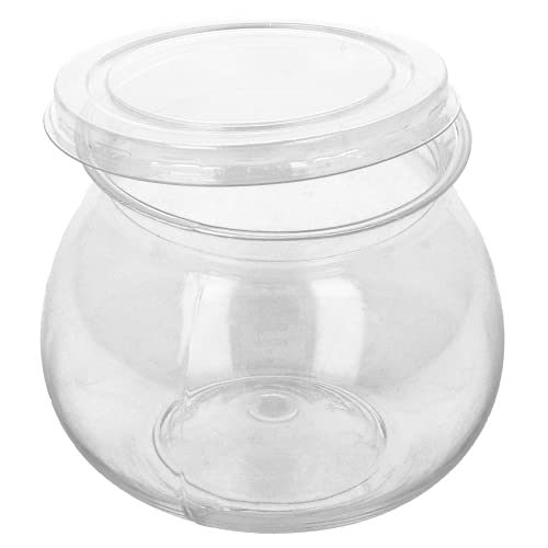 Recipientes para requesón transparentes Ø6x6,1 cm envases de plástico con tapa de 140ml 2