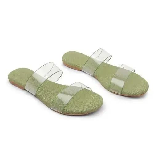 Fashion Sandal Casual Platform Transparent Flat Sandals For Womens & Girls (Green, UK Footwear Size System, Adult, Women, Numeric, Medium, 3) (B0DD3TD35T) Amazon Price History, Amazon Price Tracker