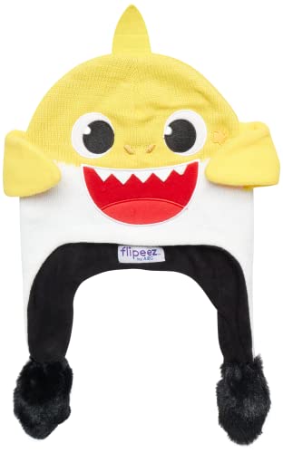 Nickelodeon Flipeez Boys' Winter Hat - Fleece Lined 3D Flip Beanie With Ear Flaps: Baby Shark, Paw Patrol (Age: 4-7), Size Age 4-7, Baby Shark #TOP12