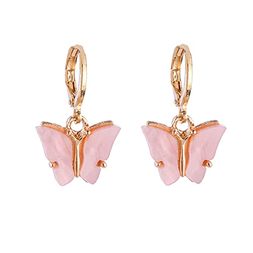 Boucles d'oreilles argent anti-allergie papillon pour oreilles sensibles