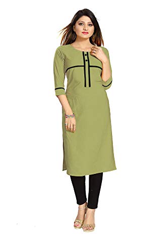Image of Women's Crepe Regular Kurta